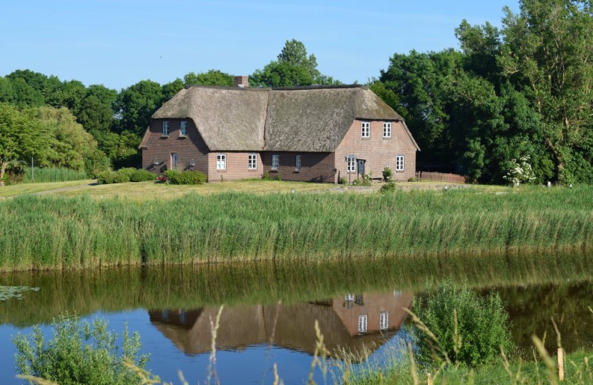 Reetdachhaus Bongsiel / Sönke-Nissen-Koog (Redlefswarft)