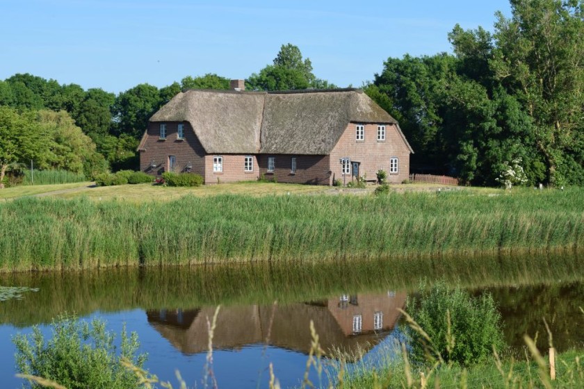 Reetdachhaus Bongsiel / Sönke-Nissen-Koog (Redlefswarft)